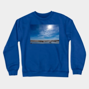 Winter Blues At Salt Plains National Wildlife Refuge Oklahoma Crewneck Sweatshirt